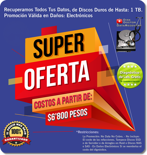 Representación de una falla electrónica en un disco
